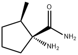 Cyclopentanecarboxamide, 1-amino-2-methyl-, (1R,2R)- (9CI) Struktur