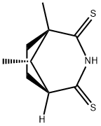 3-Azabicyclo[3.2.1]octane-2,4-dithione,1,8-dimethyl-,(1R,5S,8S)-(9CI) Struktur