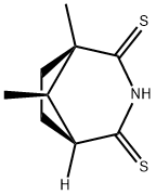 3-Azabicyclo[3.2.1]octane-2,4-dithione,1,8-dimethyl-,(1R,5S,8R)-(9CI) Struktur