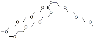 tris[2-[2-(2-methoxyethoxy)ethoxy]ethyl] orthoborate Struktur