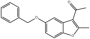 1-(5-BENZYLOXY-2-METHYL-BENZOFURAN-3-YL)-ETHANONE Struktur