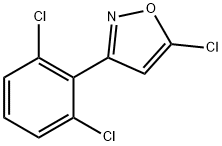 5-CHLORO-3-(2,6-DICHLOROPHENYL)ISOXAZOLE Struktur