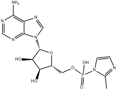 adenosine 5'-phospho-2-methylimidazolide Struktur