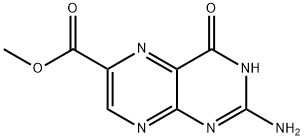 2-Amino-3,4-dihydro-4-oxopteridine-6-carboxylic acid methyl ester Struktur