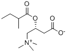 3-(2-methylbutanoyloxy)-4-trimethylazaniumylbutanoate Struktur