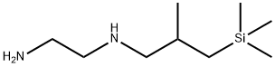 Ethylenediamine, N-[2-methyl-3-(trimethylsilyl)propyl]- Struktur