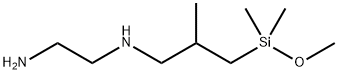 (AMINOETHYLAMINO)-3-ISOBUTYLDIMETHYLMETHOXYSILANE Struktur