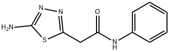 5-Amino-N-phenyl-1,3,4-thiadiazole-2-acetamide Struktur