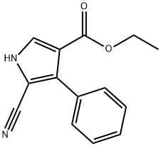 3-CARBETHOXY-4-PHENYL-5-CYANOPYRROLE Struktur