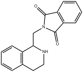 2-(1,2,3,4-TETRAHYDRO-ISOQUINOLIN-1-YLMETHYL)-ISOINDOLE-1,3-DIONE Struktur