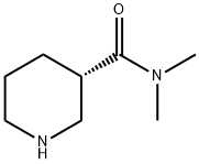 3-Piperidinecarboxamide,N,N-dimethyl-,(3S)-(9CI) Struktur