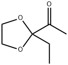 Ethanone, 1-(2-ethyl-1,3-dioxolan-2-yl)- (9CI) Struktur