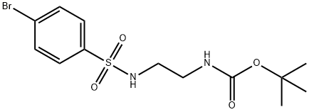 N-(2-BOC-AMINOETHYL)-4-BROMOBENZENESULFONAMIDE Struktur