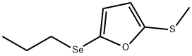 2-Methylthio-5-(propylseleno)furan Struktur