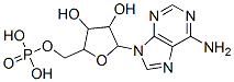 [5-(6-aminopurin-9-yl)-3,4-dihydroxy-oxolan-2-yl]methoxyphosphonic aci d Struktur