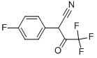 4,4,4-TRIFLUORO-2-(4-FLUORO-PHENYL)-3-OXO-BUTYRONITRILE Struktur