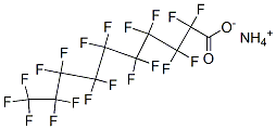 ammonium nonadecafluorodecanoate Struktur