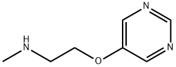 Ethanamine, N-methyl-2-(5-pyrimidinyloxy)- (9CI) Struktur