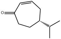 2-Cyclohepten-1-one,5-(1-methylethyl)-,(5R)-(9CI) Struktur