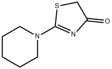 2-PIPERIDIN-1-YL-1,3-THIAZOL-4(5H)-ONE Struktur