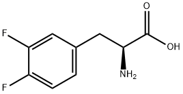 L-3,4-DIFLUOROPHENYLALANINE Structure