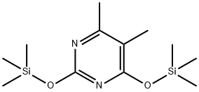 2,6-Bis[(trimethylsilyl)oxy]-4,5-dimethylpyrimidine Struktur