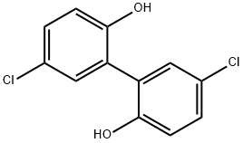 5,5-Dichloro-2,2'-Biphenyldiol Struktur