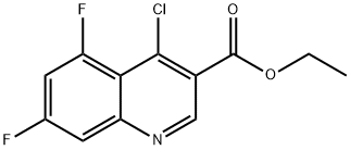 ETHYL 4-CHLORO-5,7-DIFLUOROQUINOXALINE-3-CARBOXYLATE Struktur