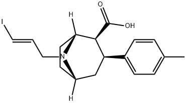 (E)-N-3-(IODOPROP-2-ENYL)2E-CARBOXY-3E-(P-TOLYL)-NORTROPAN Struktur