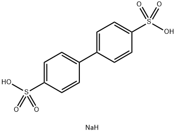 4,4'-BIPHENYLDISULFONIC ACID DISODIUM SALT Struktur