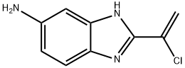 Benzimidazole, 5-amino-2-(1-chlorovinyl)- (8CI) Struktur