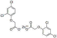 zinc bis[(2,4-dichlorophenoxy)acetate] Struktur