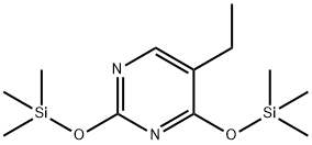 2,4-Bis(trimethylsiloxy)-5-ethylpyrimidine Structure