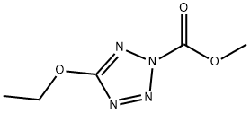 2H-Tetrazole-2-carboxylic  acid,  5-ethoxy-,  methyl  ester Struktur