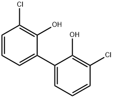 3,3'-Dichlorobiphenyl-2,2'-diol Struktur