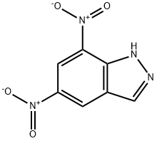 5,7-DINITRO (1H)INDAZOLE Struktur