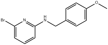 6-BROMO-N-[(4-METHOXYPHENYL)METHYL]-2-PYRIDINAMINE Struktur