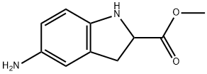 1H-Indole-2-carboxylicacid,5-amino-2,3-dihydro-,methylester(9CI) Struktur