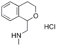 Isochroman-1-ylmethyl-methyl-amine hydrochloride Struktur