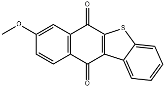 8-Methoxybenzo[b]naphtho[2,3-d]thiophene-6,11-dione Struktur