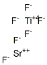 strontium titanium fluoride Struktur