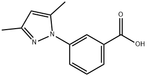 3-(3,5-DIMETHYL-PYRAZOL-1-YL)-BENZOIC ACID Struktur