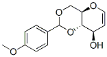 4 6-O-(4-METHOXYBENZYLIDENE)-D-GLUCAL Struktur