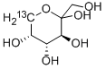 D-[6-13C]FRUCTOSE Struktur