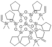 ENDO-3 7 14-TRIS(DIMETHYLVINYLSILYLOXY)& Struktur