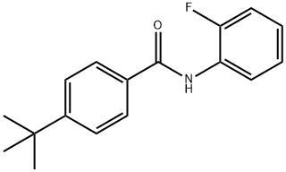 4-tert-butyl-N-(2-fluorophenyl)benzamide Struktur