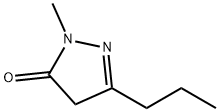 1-METHYL-3-N-PROPYL-2-PYRAZOLIN-5-ONE Struktur