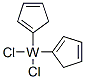 DICHLOROBIS(CYCLOPENTADIENYL)TUNGSTEN Struktur