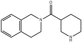 2-(piperidin-3-ylcarbonyl)-1,2,3,4-tetrahydroisoquinoline Struktur