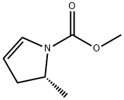 1H-Pyrrole-1-carboxylicacid,2,3-dihydro-2-methyl-,methylester,(2R)-(9CI) Struktur